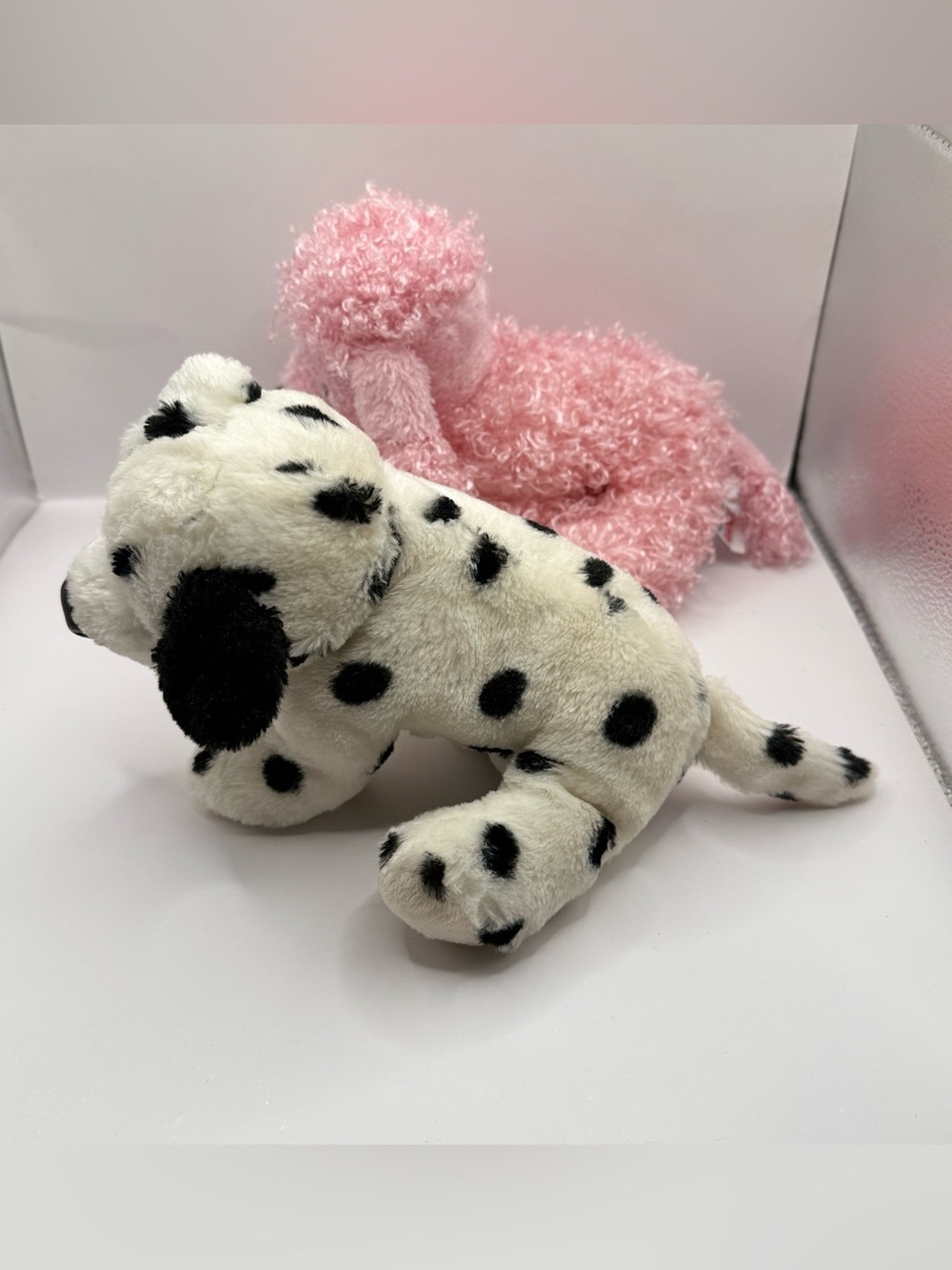 GANZ Webkinz Lot Springer Spaniel, Dalmatian and Pink Poodle Dog NO CODES - Picture 9 of 9
